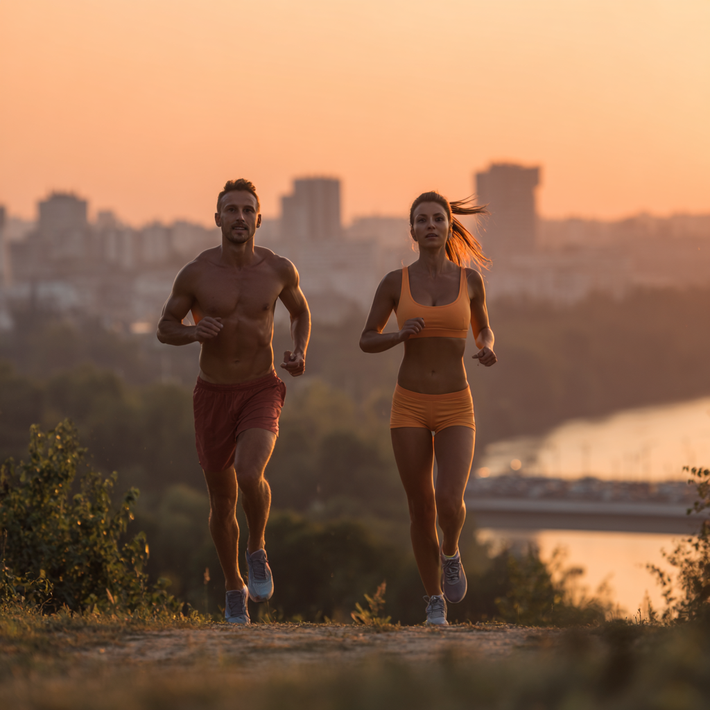 Femeie antrenându-se în sală